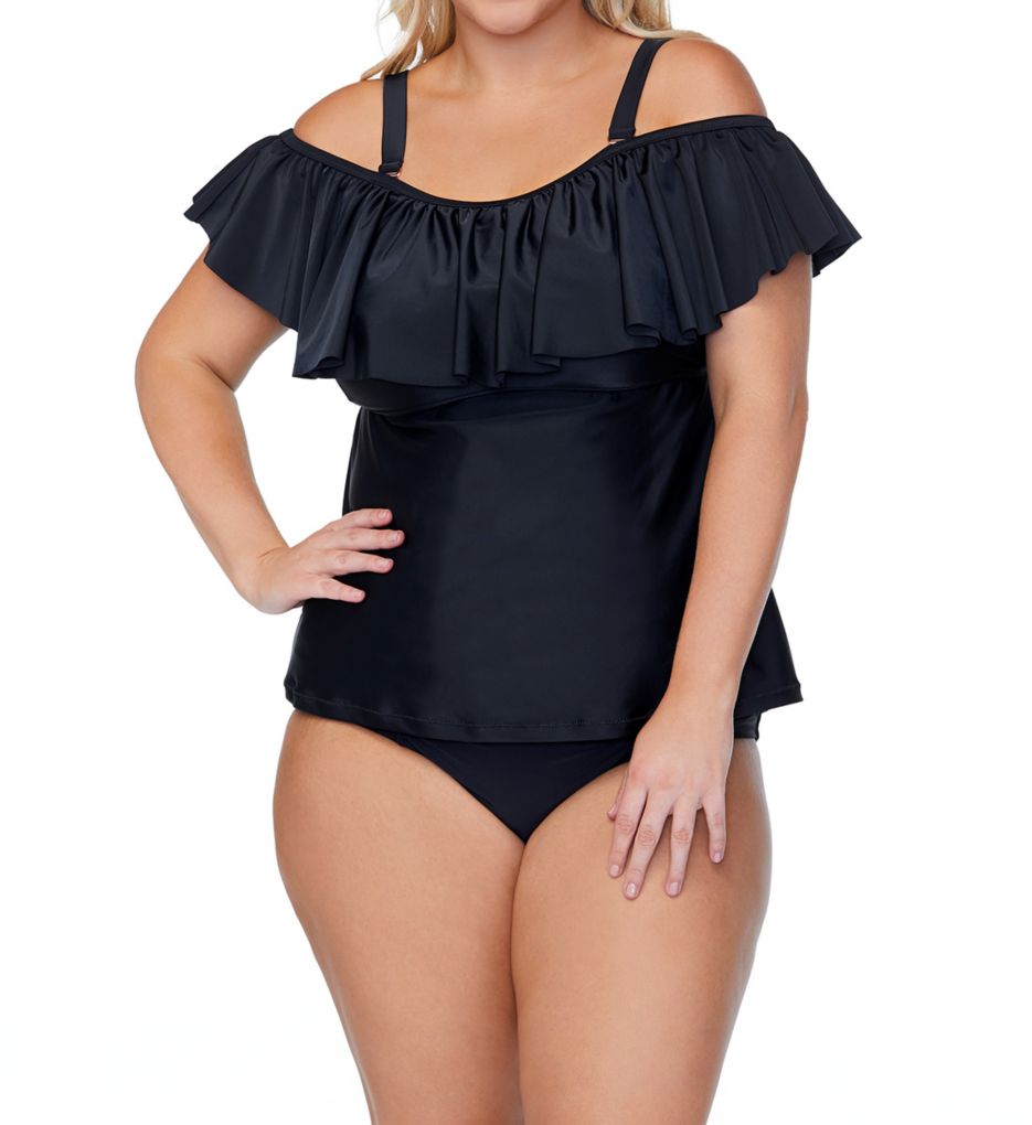 Alicante Solids Tortuga Tankini Swim Top-cs1