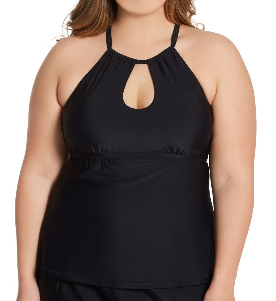 Alicante Solids Rosalie Tankini Swim Top-fs