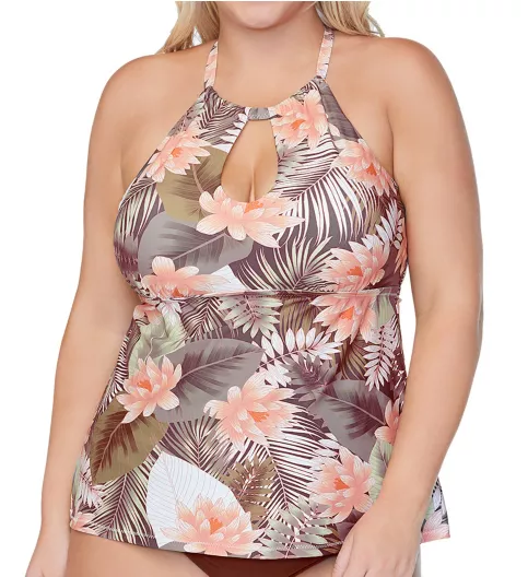 Raisins Curve Plus Size Laguna Rosalie Tankini Swim Top E840325