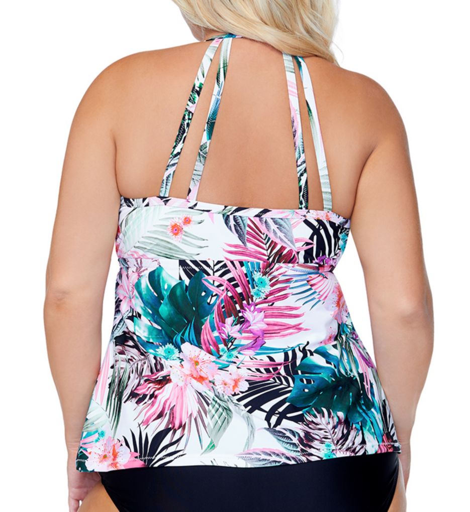 Haute Bloom Boa Tankini Swim Top