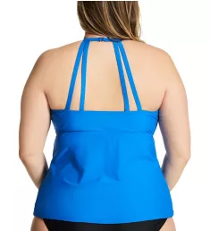 Plus Size Calina Solids Rosalie Tankini Swim Top