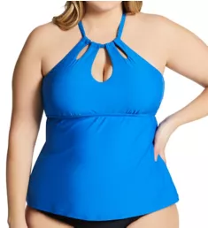 Plus Size Calina Solids Rosalie Tankini Swim Top