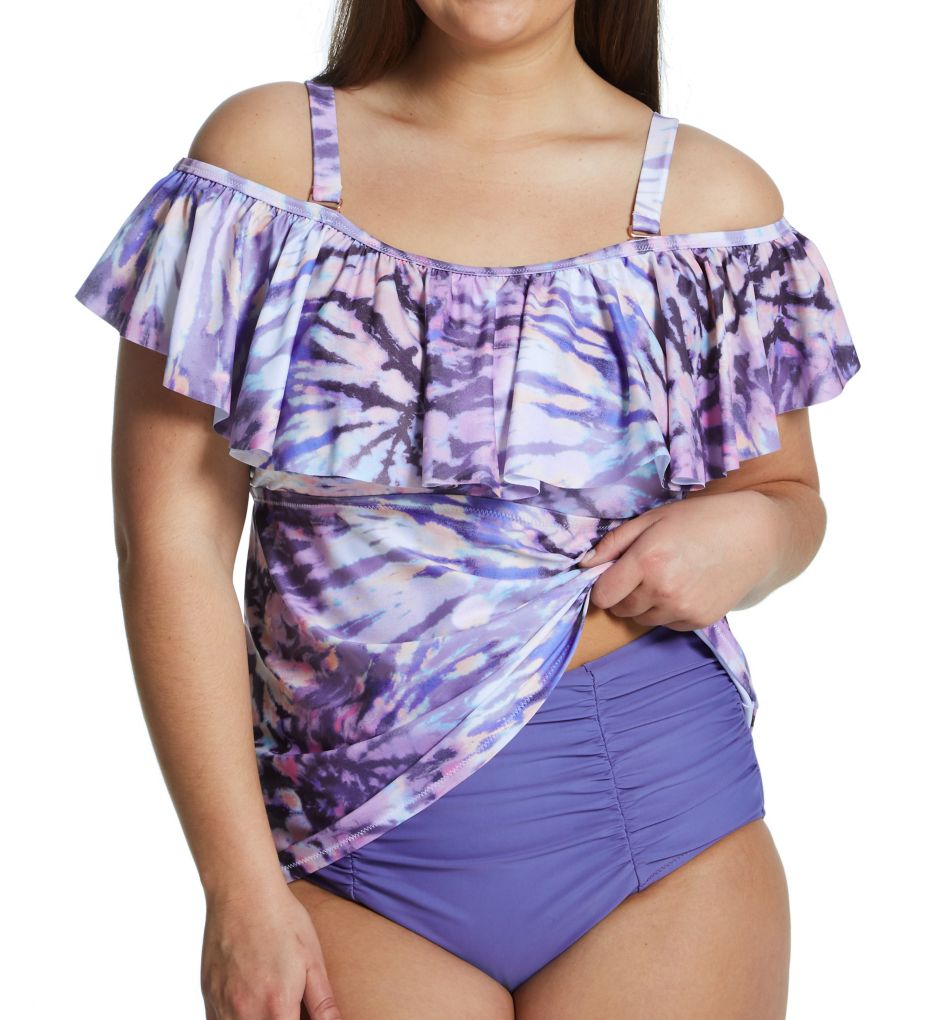 Plus Size Calina Solids Costa Swim Bottom-cs3