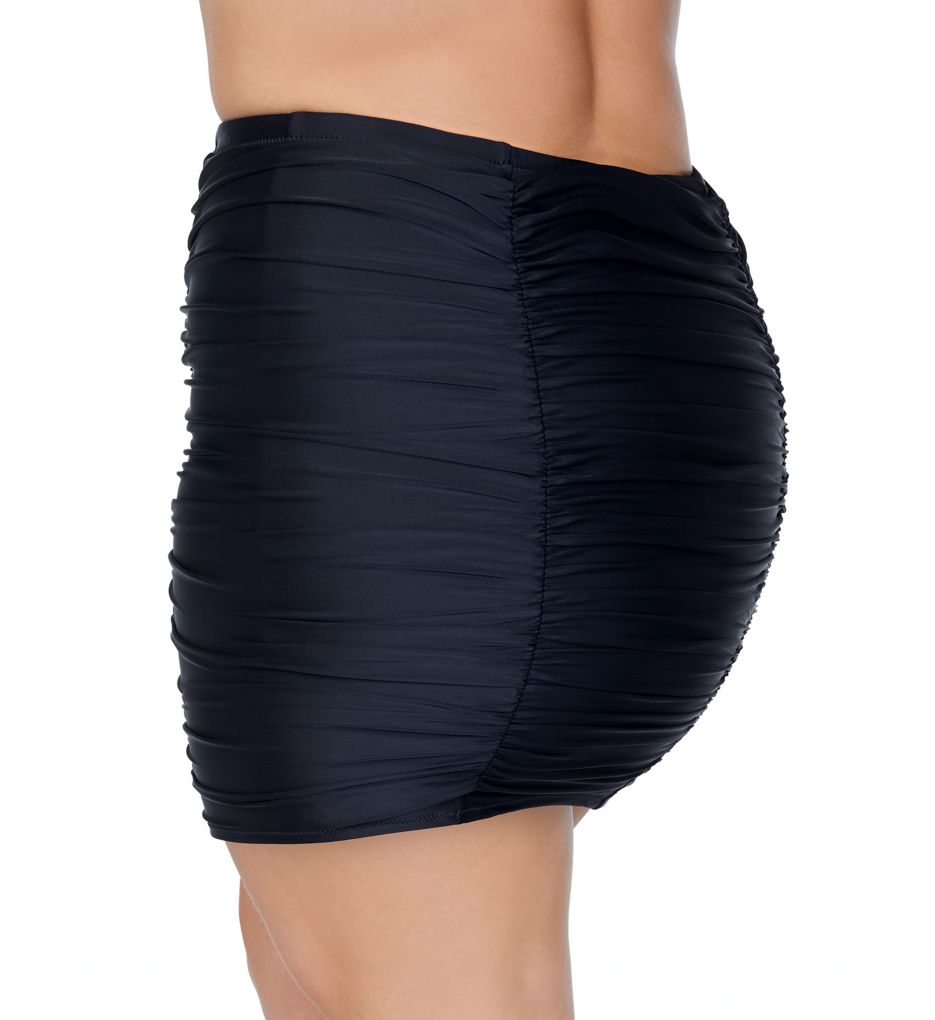 Plus Size Calina Solids Costa Skirt Swim Bottom-bs