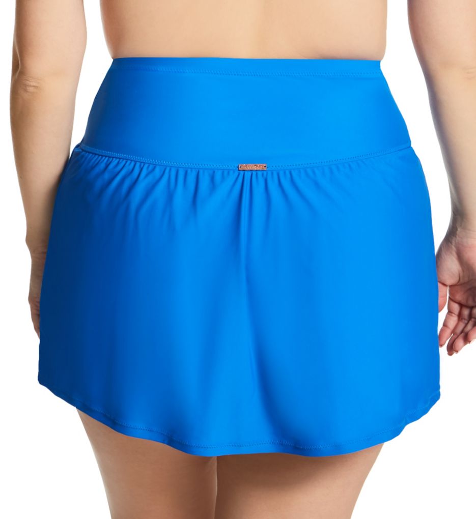 Plus Size Calina Solids Bravo Skirt Swim Bottom-bs