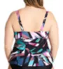 Raisins Curve Plus Size Stir It Up Zanzibar Tankini Swim Top G840445 - Image 2