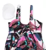 Raisins Curve Plus Size Stir It Up Zanzibar Tankini Swim Top G840445 - Image 7