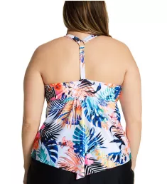 Plus Size Haleiwa Trinidad Tankini Swim Top