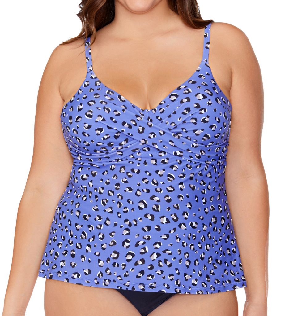 Plus Size Caliente Aries Tankini Swim Top