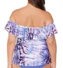 Raisins Curve Plus Size Take A Trip Tortuga Tankini Swim Top G840723 - Image 2