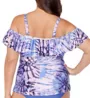 Raisins Curve Plus Size Take A Trip Tortuga Tankini Swim Top G840723 - Image 4