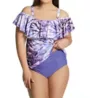 Raisins Curve Plus Size Take A Trip Tortuga Tankini Swim Top G840723 - Image 5