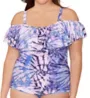 Raisins Curve Plus Size Take A Trip Tortuga Tankini Swim Top G840723 - Image 1