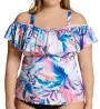 Raisins Curve Plus Size Whitsunday Tortuga Tankini Swim Top G840823 - Image 1