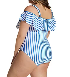 Plus Size Coastal Tortuga One Piece Swimsuit