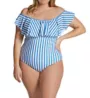 Raisins Curve Plus Size Coastal Tortuga One Piece Swimsuit G840981