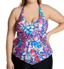 Raisins Curve Plus Size Salt + Soul Trinidad Tankini Swim Top G841021 - Image 1