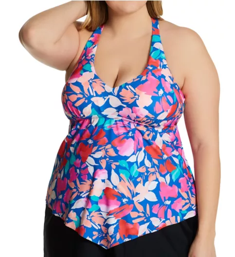 Raisins Curve Plus Size Salt + Soul Trinidad Tankini Swim Top G841021