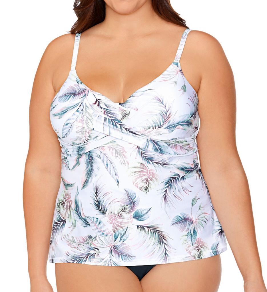 Plus Size Haleina Aries Tankini Swim Top