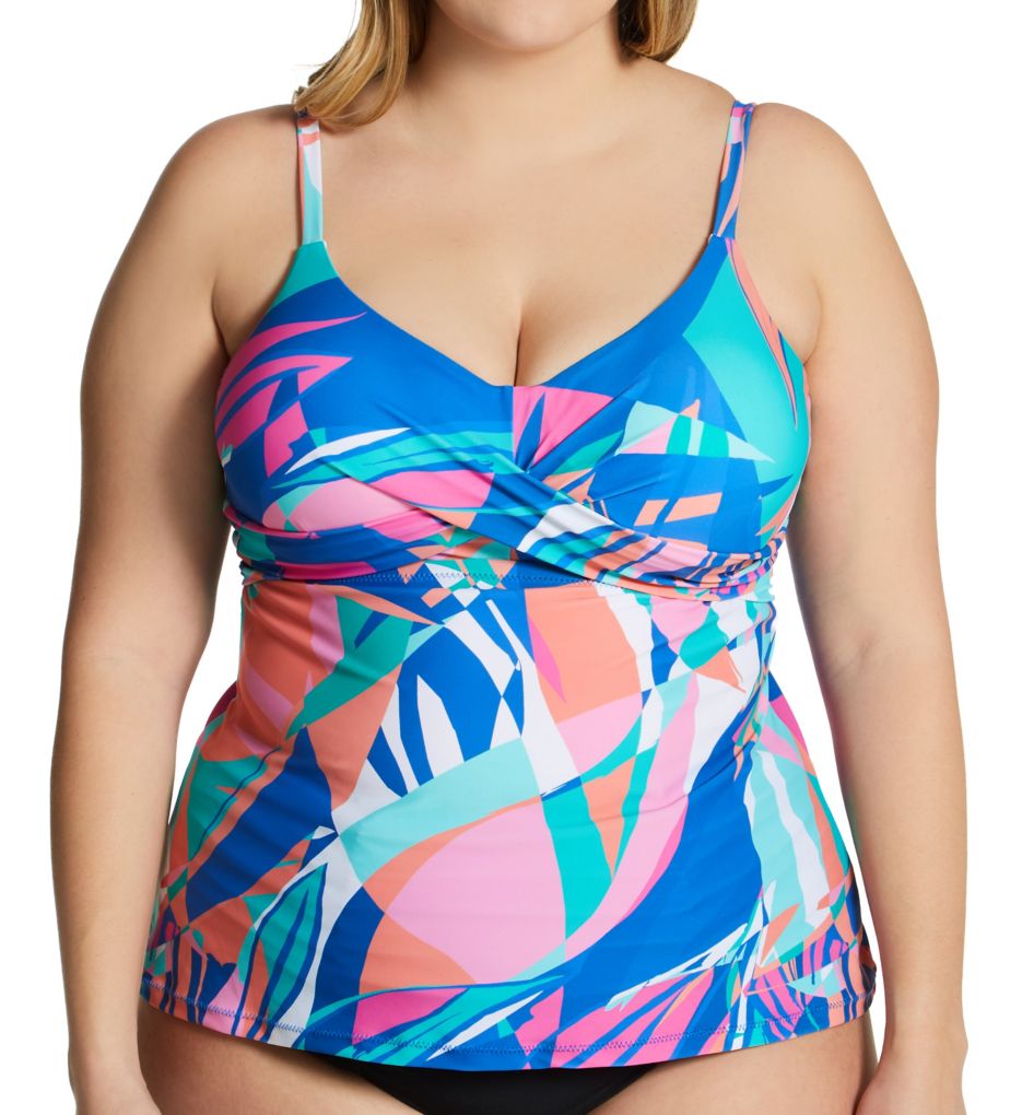 Plus Size Porto Covo Aries Tankini Swim Top