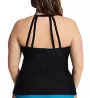 Raisins Curve Plus Size Atlantic Solids Rosalie Tankini Swim Top J840025 - Image 2