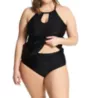 Raisins Curve Plus Size Atlantic Solids Rosalie Tankini Swim Top J840025 - Image 3