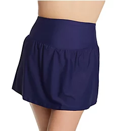 Plus Size Atlantic Solids Bravo Skirt Swim Bottom