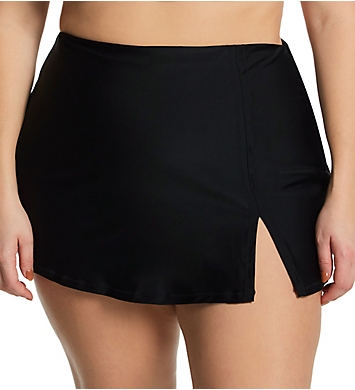 Raisins Curve Plus Size Atlantic Solids Peru Skirt Swim Bottom J840071