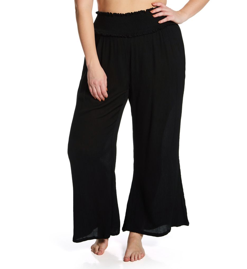 Plus Size Dia High Waist Pant Cover Up-gs