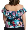 Raisins Curve Plus Size Sunny Isles Tortuga Tankini Swim Top J840323 - Image 2