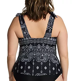 Plus Size Best Day Ever Tiempo Tankini Swim Top