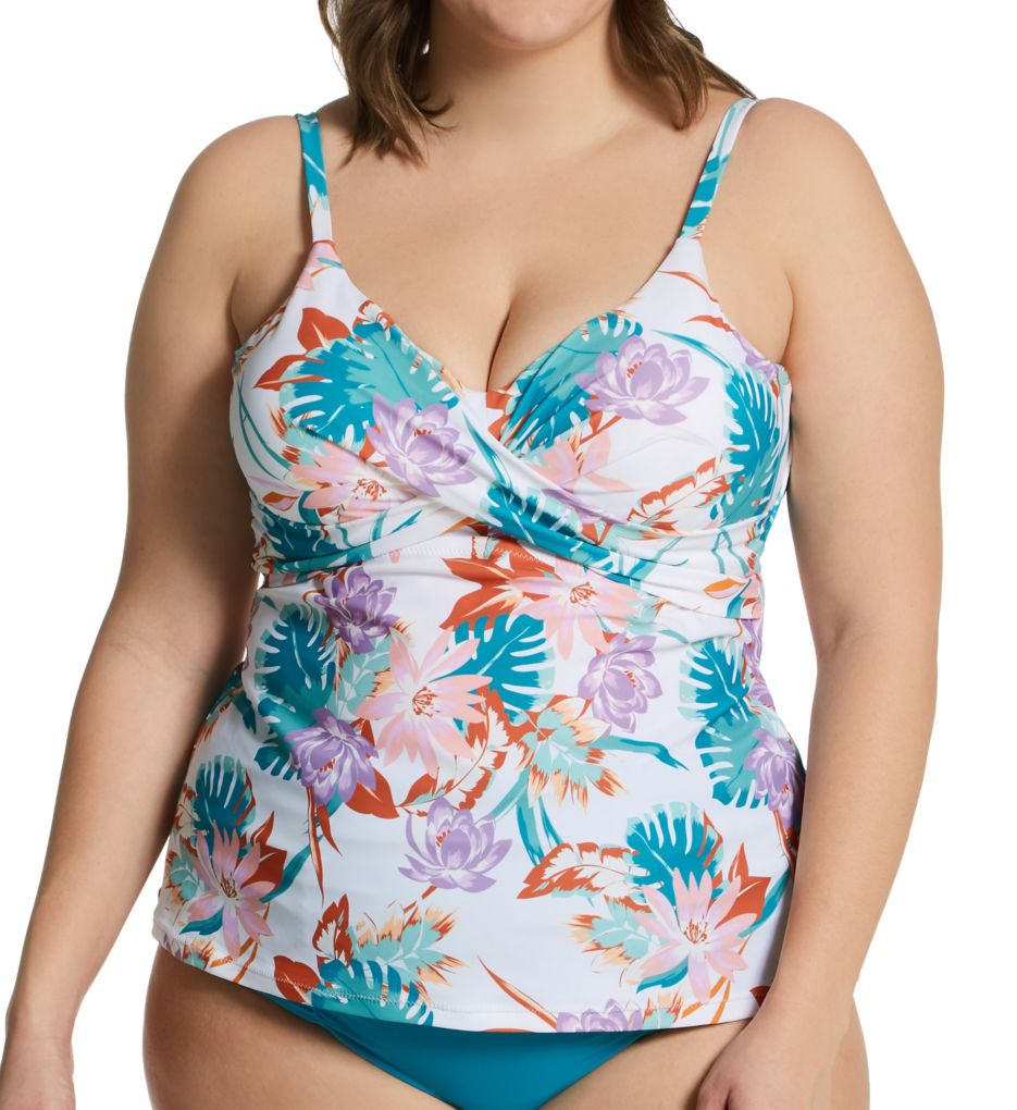 Plus Size See You in Buzios Aries Tankini Swim Top