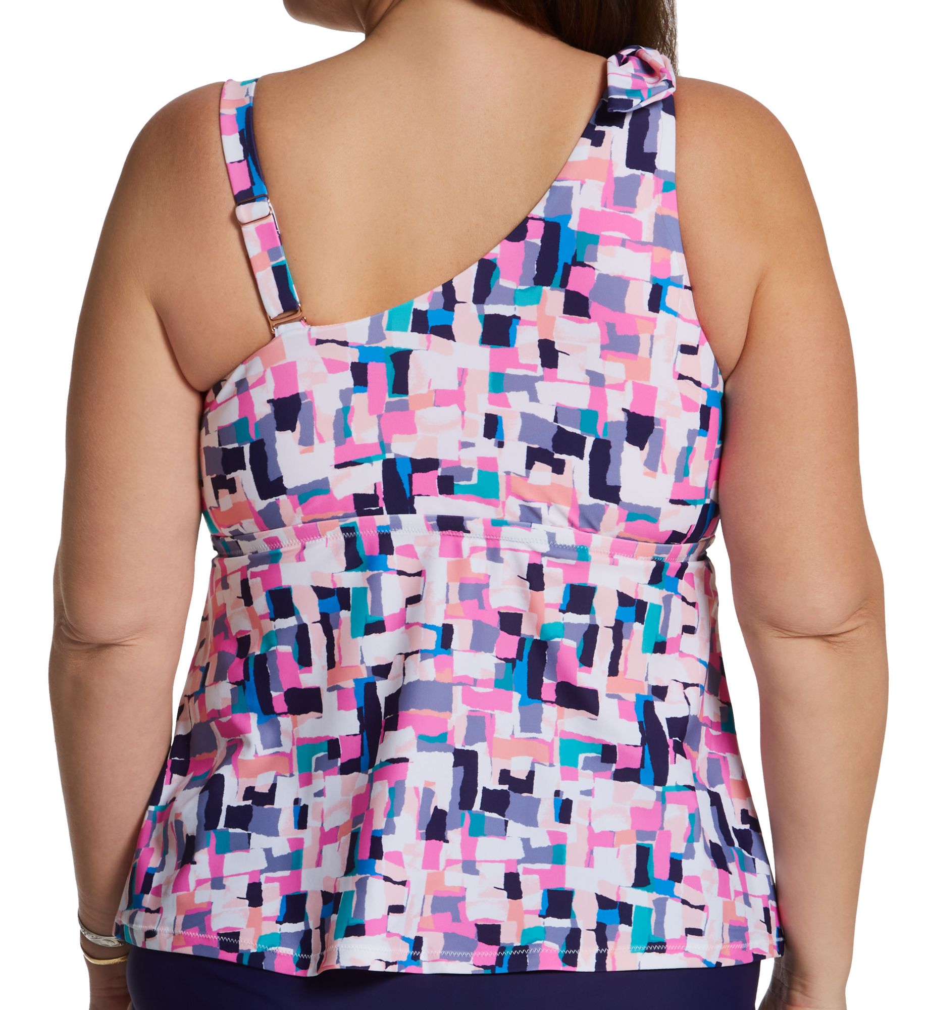 Raisins Curve Plus Size Calabasas Marita Tankini Swim Top Whitehaven 24W  - Image 2