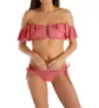 Raisins Samba Solids Gypsy Off The Shoulder Swim Top A710007 - Image 3