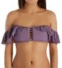 Raisins Samba Solids Gypsy Off The Shoulder Swim Top A710007 - Image 1