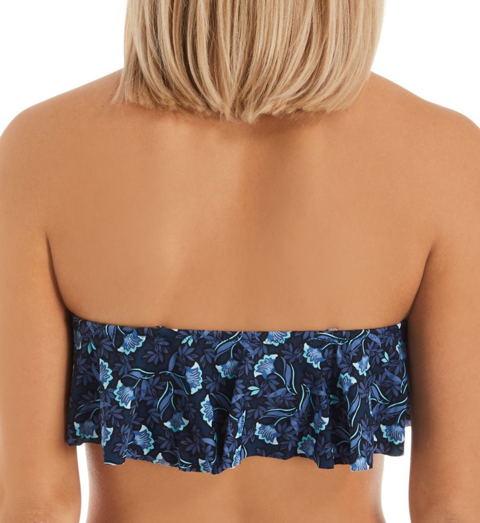 Buenas Noches Flounce Bandeau Bikini Swim Top