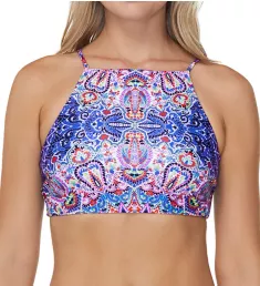 Windansea Beach Shorebreak High Neck Swim Top