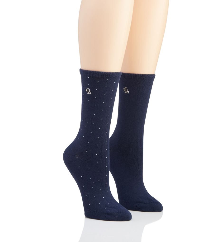 Pindot Supersoft Trouser Sock - 2 Pack