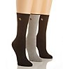 Ralph Lauren Tipped Rib Cotton Trouser Sock - 3 Pair Pack