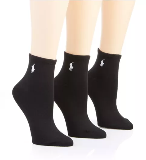 Ralph Lauren Supersoft Quarter Sock - 3 Pair Pack 75143PK