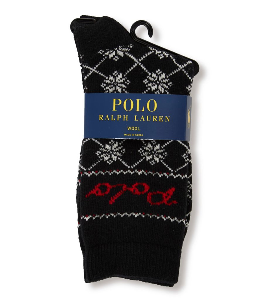 Polo Logo and Snowflake Boot Sock-fs