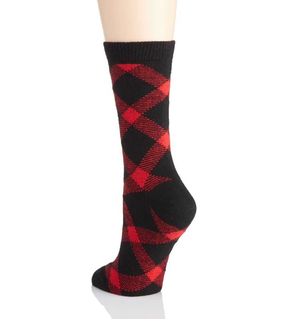 Bias Buffalo Check Boot Sock w/Ralph Lauren Emblem