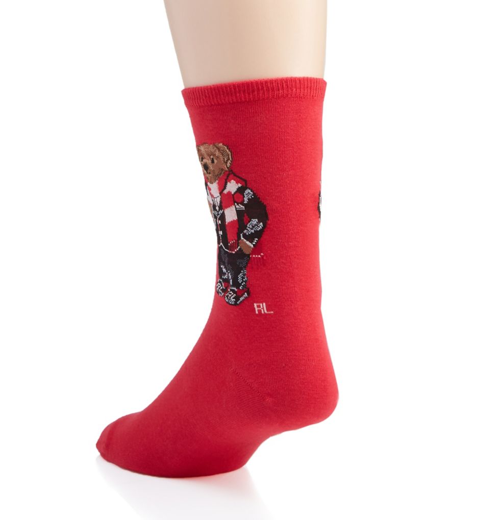 Holiday Hot Cocoa Bear Trouser Sock