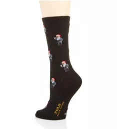 Martini Bear Crew Sock Black O/S