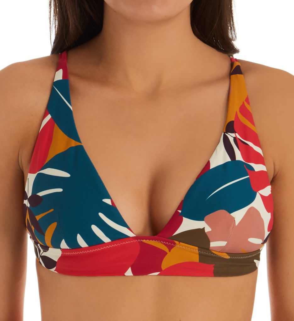 African Oasis Luna Bikini Swim Top-fs