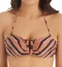 Red Carter Madagascar Alexa Bandeau Bikini Swim Top 120334 - Image 1