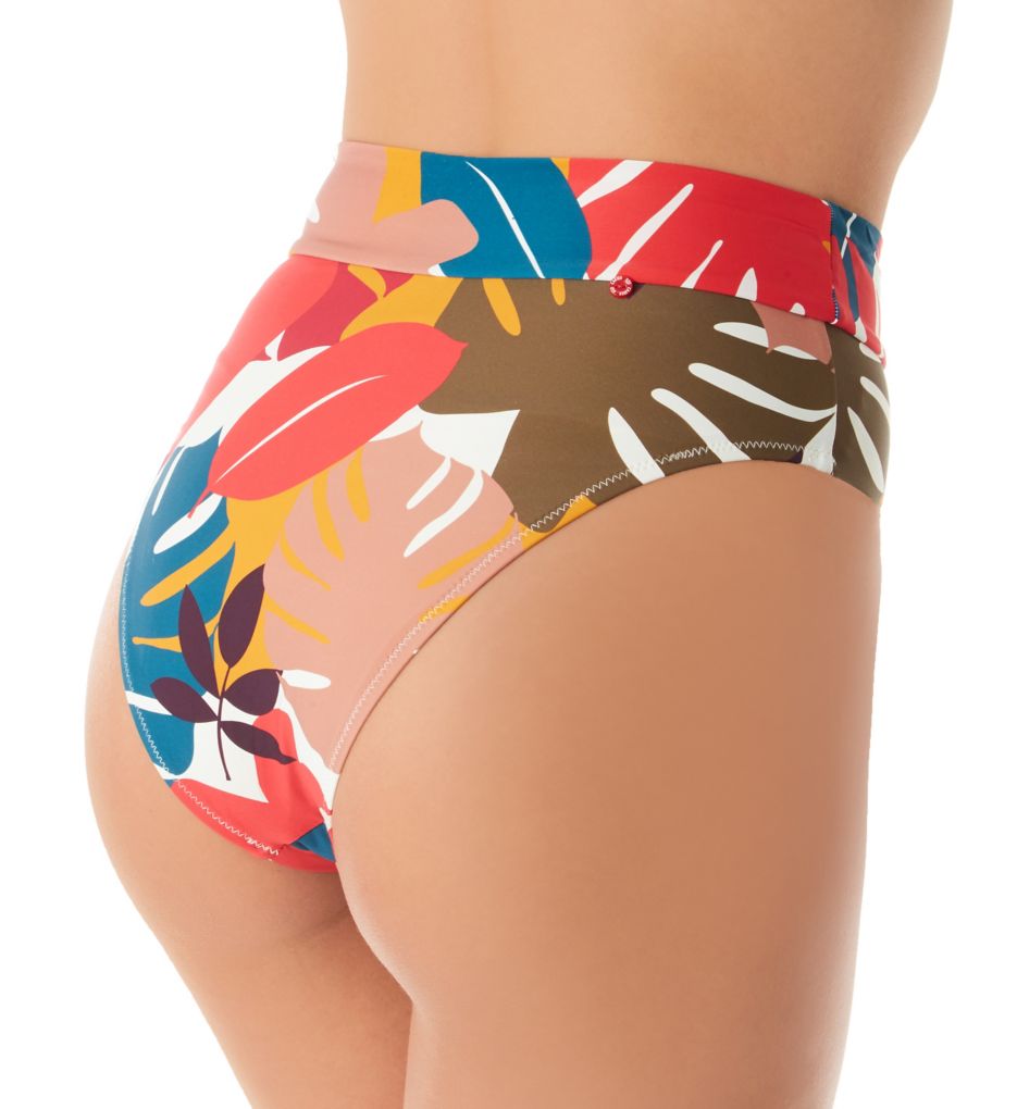 African Oasis Isa High Waist Brief Swim Bottom-bs