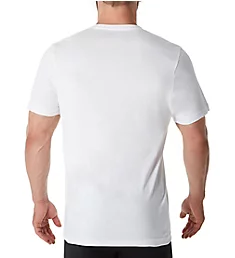 Sport Cotton Jersey V-Neck T-Shirts - 3 Pack WHT S