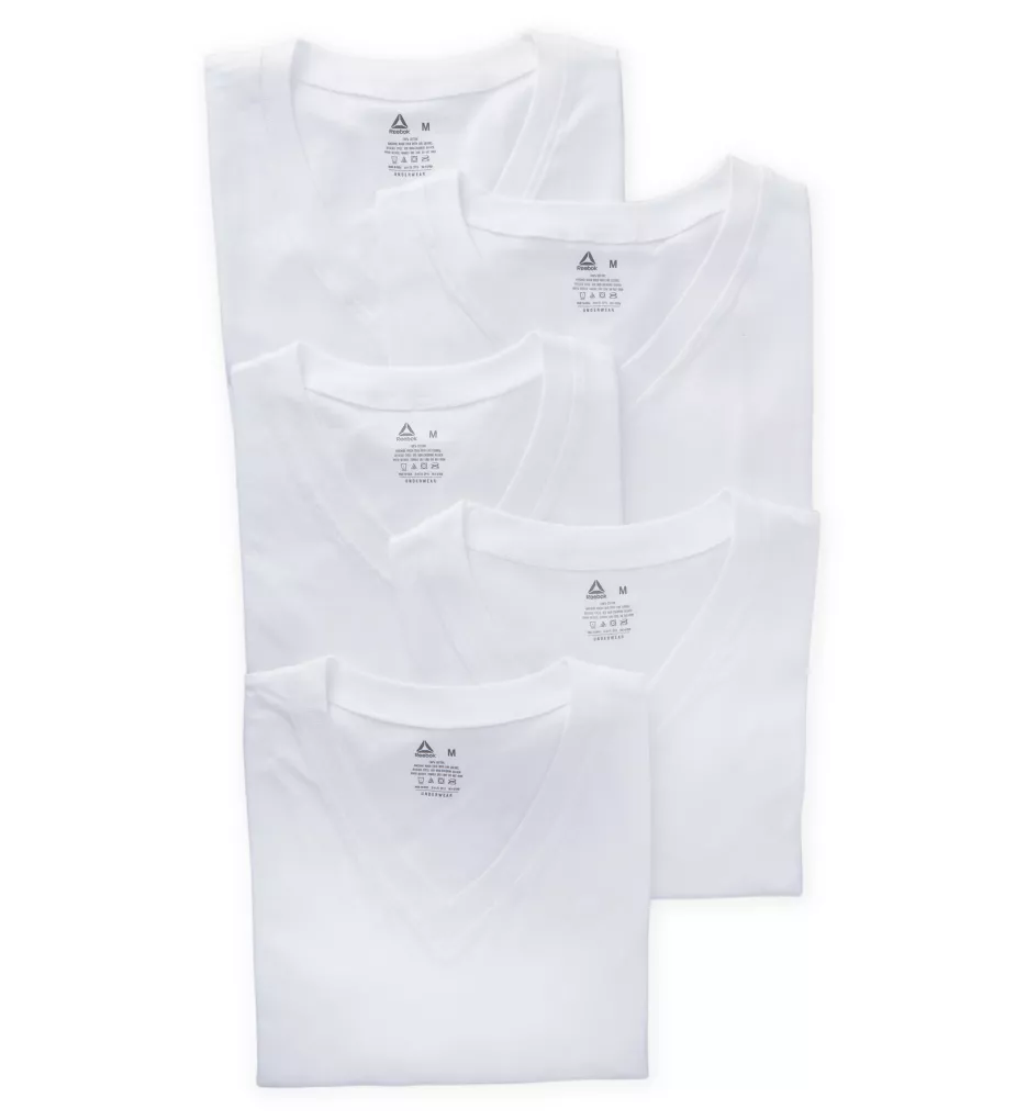 Sport Cotton Jersey V-Neck T-Shirt - 5 Pack