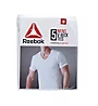 Reebok Sport Cotton Jersey V-Neck T-Shirt - 5 Pack 00CPT05 - Image 3